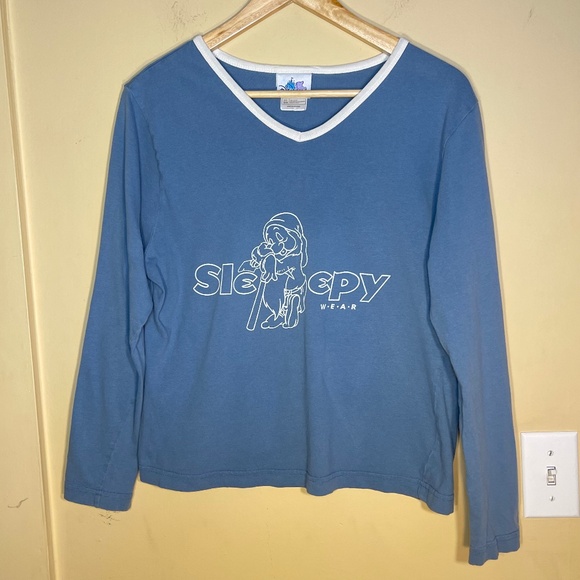 Disney Other - Disney Blue Sleepy Long Sleeve Top
